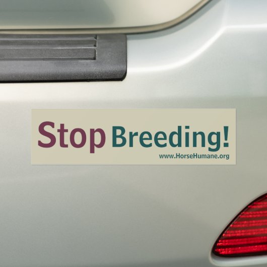 Bumpersticker (Op auto)