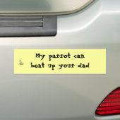 Bumpersticker (Op auto)