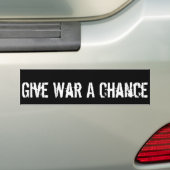 Bumpersticker (Op auto)