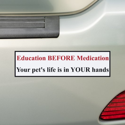 Bumpersticker (Op auto)