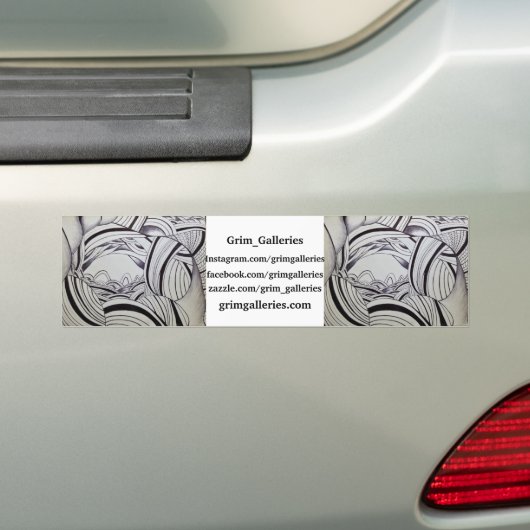 Bumpersticker (Op auto)