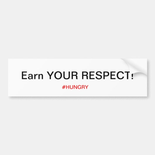 Bumpersticker (Voorkant)