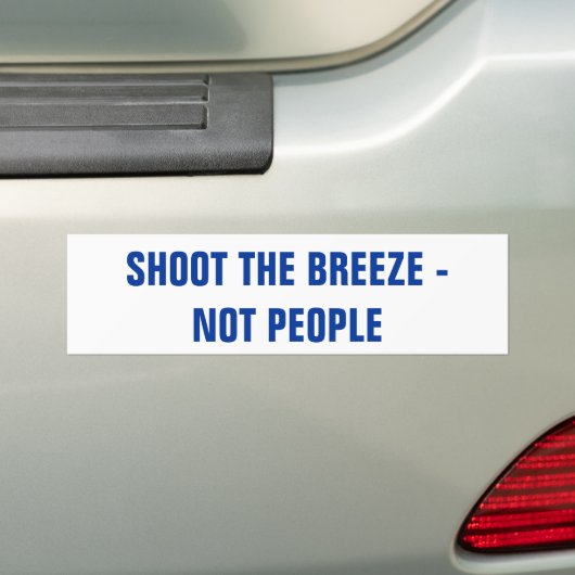 Bumpersticker (Op auto)