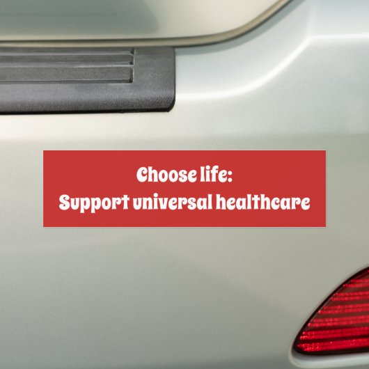 Bumpersticker (Op auto)