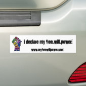 Bumpersticker (Op auto)