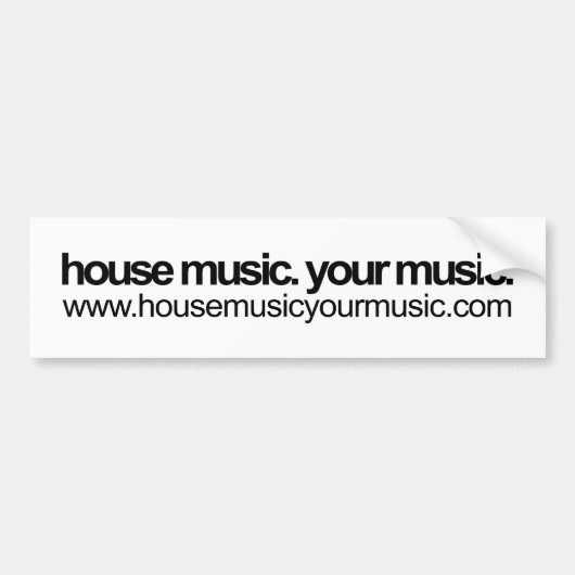 Bumpersticker (Voorkant)