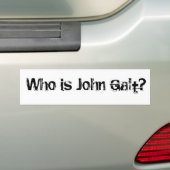 ? BUMPERSTICKER (Op auto)