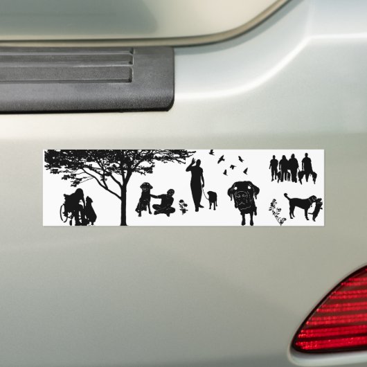 Bumpersticker (Op auto)