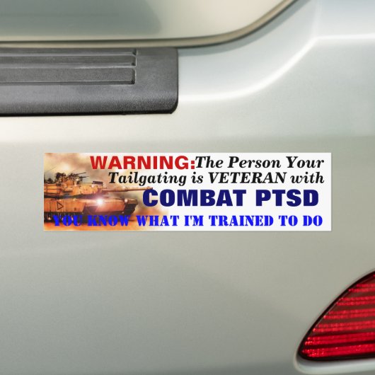 Bumpersticker (Op auto)
