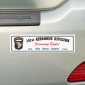 Bumpersticker - 101e Airborne Division Vietnam (Op auto)