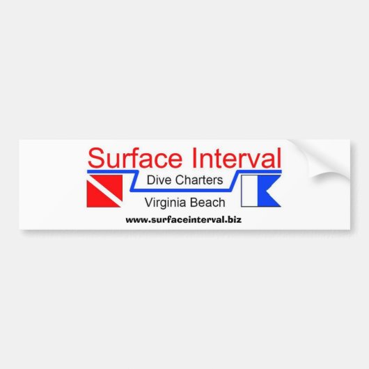 Bumpersticker 1, Surface Interval Charters, INC (Voorkant)