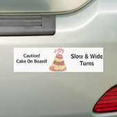 Bumpersticker aan boord (Op auto)