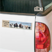 Bumpersticker achtervolgen (Op Truck)