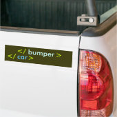 Bumpersticker achterzijde - coder (Op Truck)