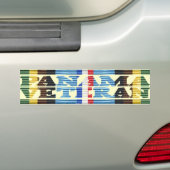 Bumpersticker AFEM Veteran PANAMA VETERAN (Op auto)