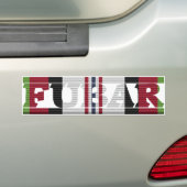 Bumpersticker Afghanistan Vet FUBAR (Op auto)