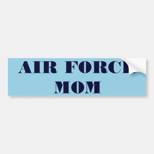 Bumpersticker Air Force mama (Voorkant)