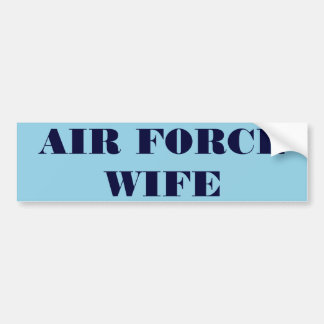 Bumpersticker Air Force Wife