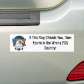 Bumpersticker - Als deze vlag je aanbiedt (Op auto)