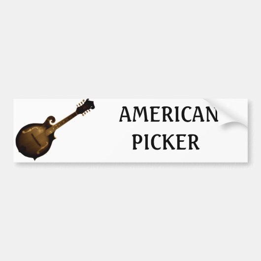 Bumpersticker "AMERIKAANSE PICKER" (Voorkant)