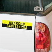 Bumpersticker Anarcho Capitalism (Op Truck)