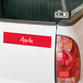 Bumpersticker appels (Op Truck)