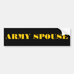 Bumpersticker Army Echtgenoot