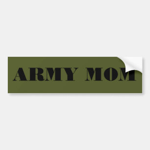 Bumpersticker Army Mam