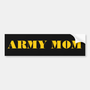 Bumpersticker Army Mam
