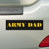 Bumpersticker Army Pap (Op auto)