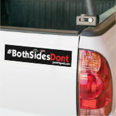Bumpersticker - #BeideSidesDont (Op Truck)
