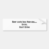 Bumpersticker bier (Voorkant)