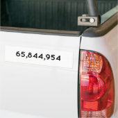 Bumpersticker bij de eindstemming van Hillary 2016 (Op Truck)