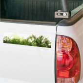 Bumpersticker "Bind het bos in" (Op Truck)