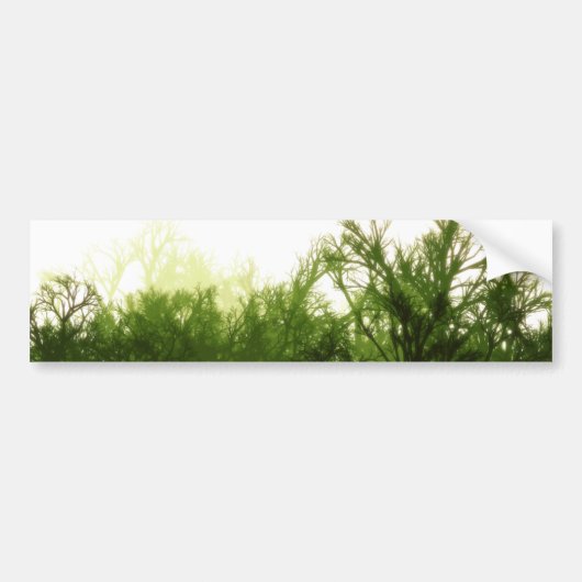 Bumpersticker "Bind het bos in" (Voorkant)