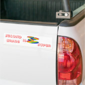 Bumpersticker, Bladwijzer, sticker BS22 (Op Truck)