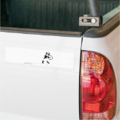 Bumpersticker Blijf Marcheren (Op Truck)