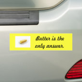 Bumpersticker boter (Op auto)