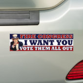 Bumpersticker brandweercongres (Op auto)