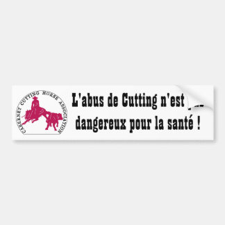 Bumpersticker Cabernet CHA Blanc Bumper Abus Roos