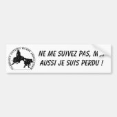 Bumpersticker Cabernet CHA Blanc Bumper Noir (Voorkant)