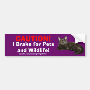 BUMPERSTICKER COLLECTIE DIERVEILIGHEID