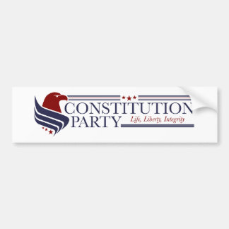 Bumpersticker, Constitutie Partij Bumpersticker