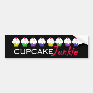 Bumpersticker "Cupcake Junkie"
