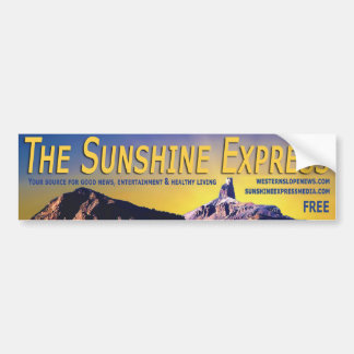 Bumpersticker - De Sunshine Express Banner #3