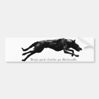 Bumpersticker Deerhound