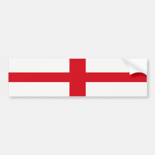 Bumpersticker England St. George Cross Flag