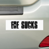 Bumpersticker EOE SUCKS (Op auto)