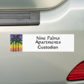 Bumpersticker - Geautoriseerde gebruikersnaam (Op auto)