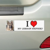 bumpersticker GERMAN SHEPHERD (Op auto)